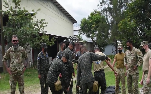 Tactical Combat Casualty Care Mobile Training Team in Honduras
