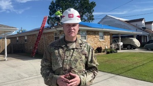 USACE Installs final Blue Roofs