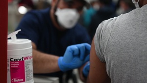 Task Force McCoy Soldier discusses role during mass vaccination