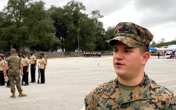 Logistics Command Marines Support Navy Junior Reserve Officer Training Corps