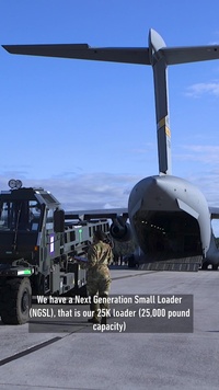 Marines and Airmen Train in C-17 Aerial Embarkation
