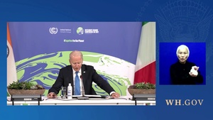 President Biden Participates in a Meeting on the Build Back Better World (B3W) Initiative