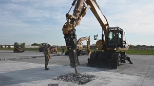 Rapid Airfield Damage Recovery Training at 119th Wing