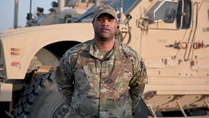 New Orleans Saints Shout Out from MSgt Kendrick Brown