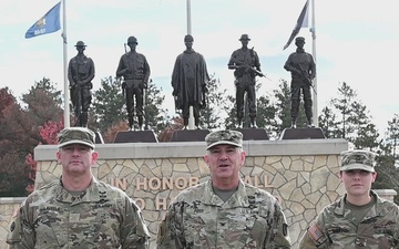 Fort McCoy Soldiers give Go Army, Beat Navy shout-out