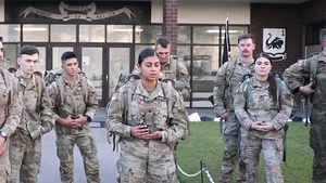1-64 marches 50 cumulative miles for Suicidal Awareness
