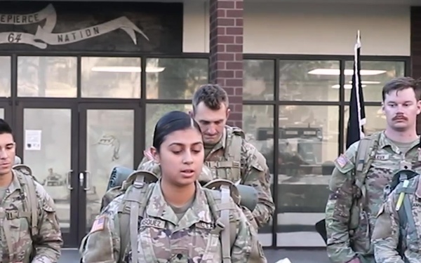 1-64 marches 50 cumulative miles for Suicidal Awareness