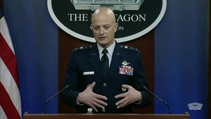 Pentagon Press Secretary Holds Briefing