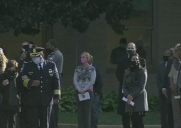 Secretary of Defense Attends Memorial Service