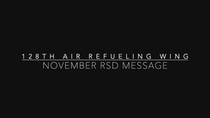 Wing Commander November RSD Message