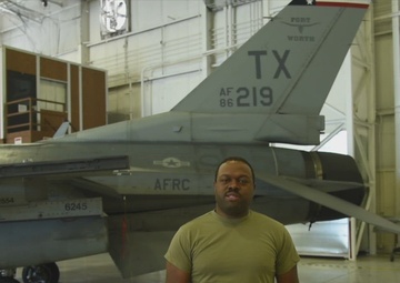 Tech Sgt Warren Carter sends a shout out to the Dallas Cowboys