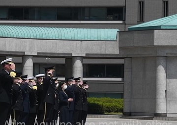 U.S. Indo-Pacific Command Commander Admiral John Aquilino visits Japan