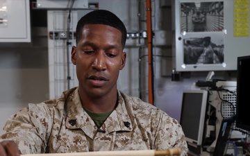 VMFA-211 US Marines Read Gen Lejeune's  Birthday Letter