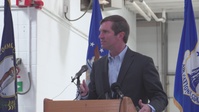Gov. Andy Beshear attends C-130J debut at Kentucky Air National Guard