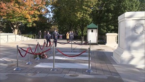 Tomb of the Unknown Flower Ceremony
