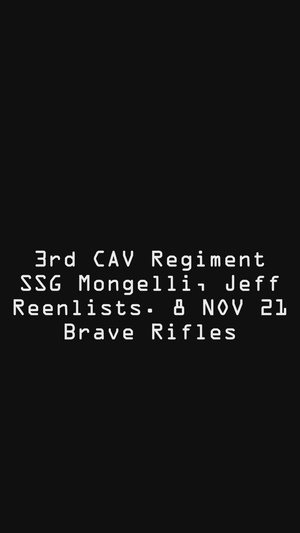3d Cavalry Regiment Promotes Reenlistment