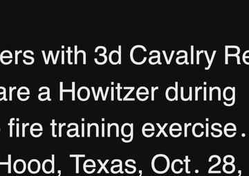 3rd Cavalry Regiment Live Fire