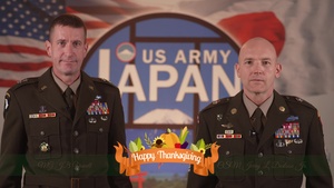 U.S. Army Japan Thanksgiving Holiday Message 2021