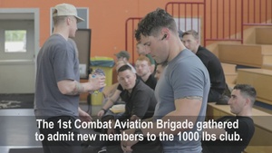 1st CAB 1000 Lbs Club
