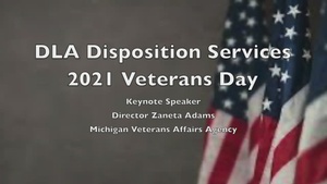 DLA Disposition Services Veterans Day Message