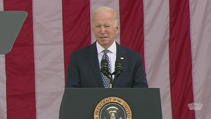 President Gives Remarks at Arlington National Cemetery