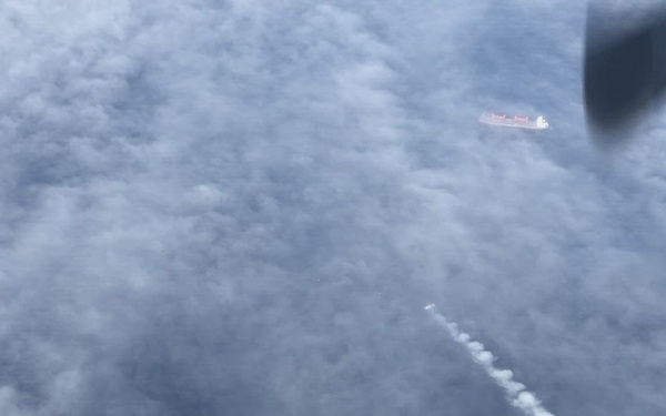 Coast Guard coordinates rescue of 7 people after fishing boat caught fire 350 miles west of Monterey