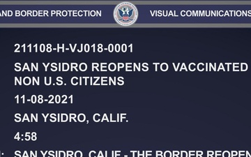 B-Roll: San Ysidro Port of Entry reopens to Non U.S. Citizens