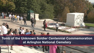 Tomb of the Unknown Soldier Centennial Commemoration