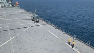 USS Hershel Woody Williams flight operations