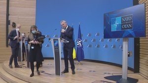 Press conference with the NATO Secretary General and the Minister of Foreign Affairs of Ukraine (opening remarks)