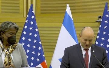 U.S. Representative to the U.N. Ambassador Linda Thomas-Greenfield meets Israeli Prime Minister Naftali Bennett