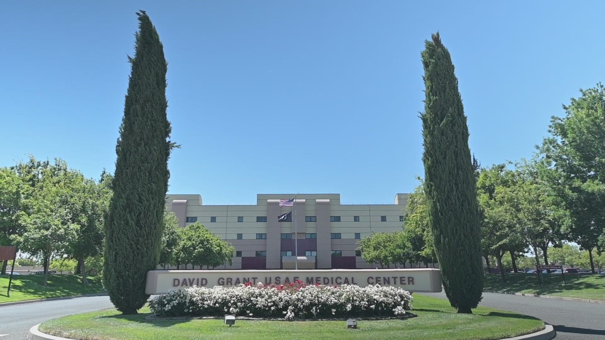 David Grant USAF Medical Center comprehensive b-roll and additional hospital footage. In order of appearance: The north entrance to DGMC and hallway, paramedic prep and simulated patient, x-ray and radiology, operating room surgery preparation, general surgery surgical preparation with a simulated patient, medical maintenance in operating room, COVID-19 tent set up, COVID-19 shot 1 point of distribution, COVID-19 rapid-testing for deployers, flu shot point of distribution and Negatively Pressurized Conex being loaded on to a C-17 Globemaster III.