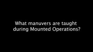 FC-COMCAM 2021A: Mounted Operations