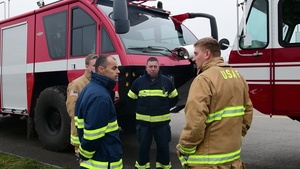 Aviano Air Base Fire Department Supports Castle Forge mission in Bulgaria