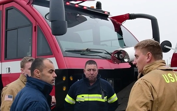 Aviano Air Base Fire Department Supports Castle Forge mission in Bulgaria