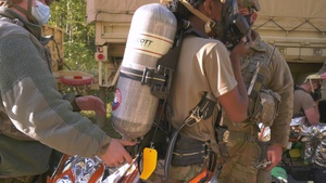 Soldiers from the 455th Chemical Brigade conduct training at Ft. McCoy, WI - Total Force Training Center