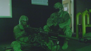 Soldiers complete M2 simulations training on Engagement Skills Trainer at Fort McCoy, Wisconsin