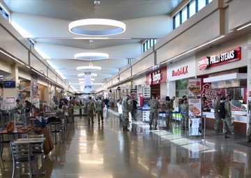 Camp Humphreys B-roll, PX Foodcourt