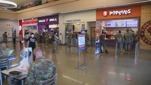 Camp Humphreys B-roll, PX Foodcourt