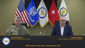 PEO Aviation virtual Town Hall - 18 November 2021
