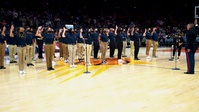 Phoenix Suns On Court Oath of Enlistment