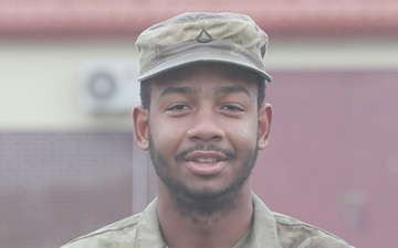 Private First Class Marcellus Thompson Holiday Greeting