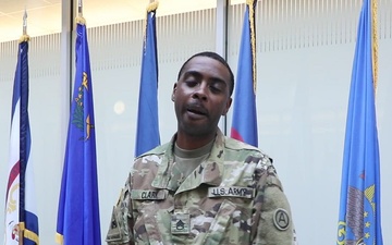 SSG Charles Clark - Thanksgiving message to Minniapolis, MN