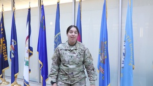 1st LT Elizabeth Rodriguez - Army Beat Navy Shout out to St. Cloud, FL