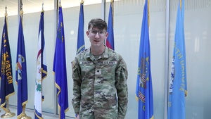 SPC Ty Dunleavy - Army Beat Navy shout out to Tampa, FL
