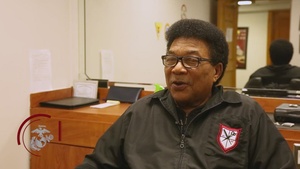 Lejeune Hall barber honored for 40 years of service