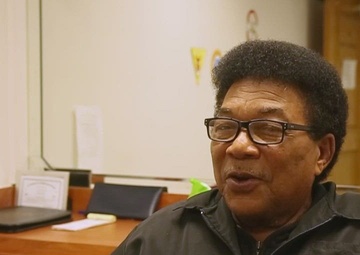 Lejeune Hall barber honored for 40 years of service