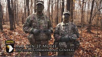 101st Airborne Division (Air Assault) Commanding General JP McGee and Division Command Sergeant Major Veronica Knapp discuss Operation LETHAL EAGLE