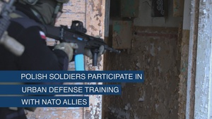 Dark Rifles train Polish Territorial Defence Force Brigade soldiers in urban defense