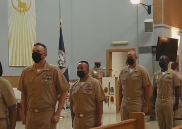 NSA Naples Chief Pinning Ceremony (B-Roll)